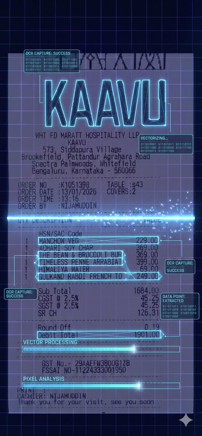 OCR text extraction visualization